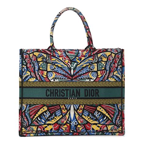 christian dior cloth tote bag|Dior tote bag medium size.